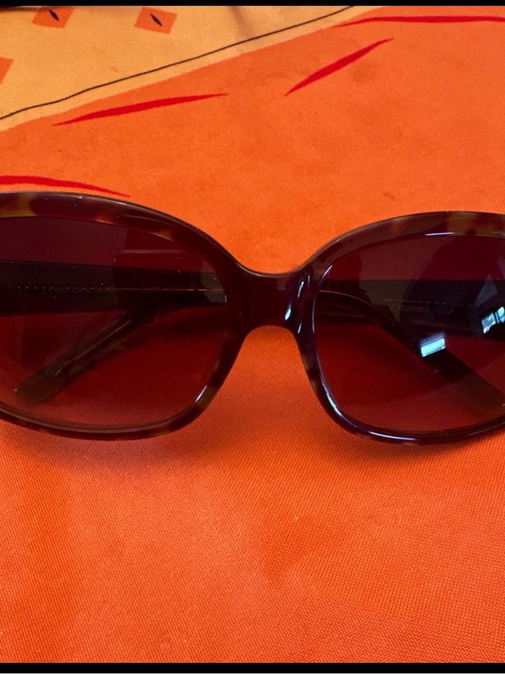 I-line I.823 Women’s Rectangle Tortoise Reading Sunglasses Brown Tinted